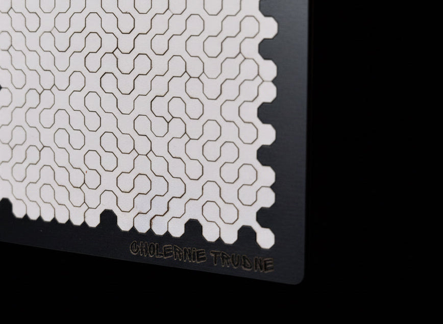 puzzle drewniane łamigłówka logiczna w kształcie oktagonów