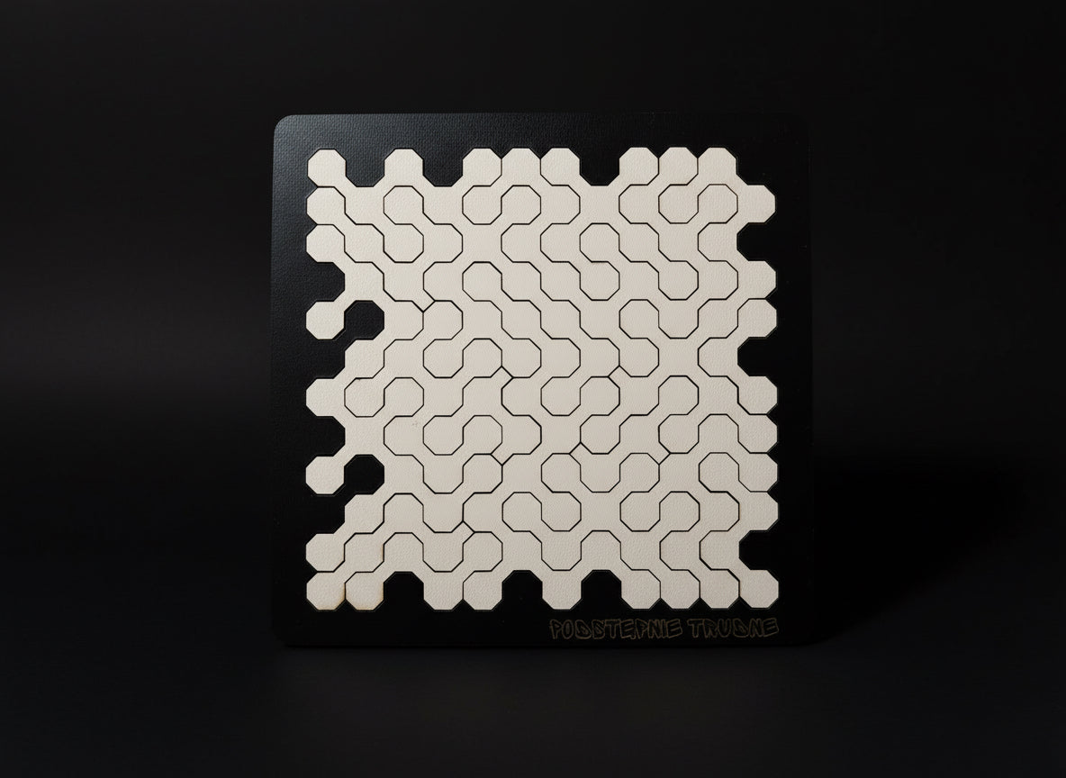 drewniane puzzle łamigłówka podstępnie trudne