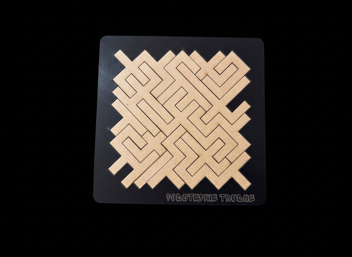 puzzle drewniane łamigłówka w stylu labirynt